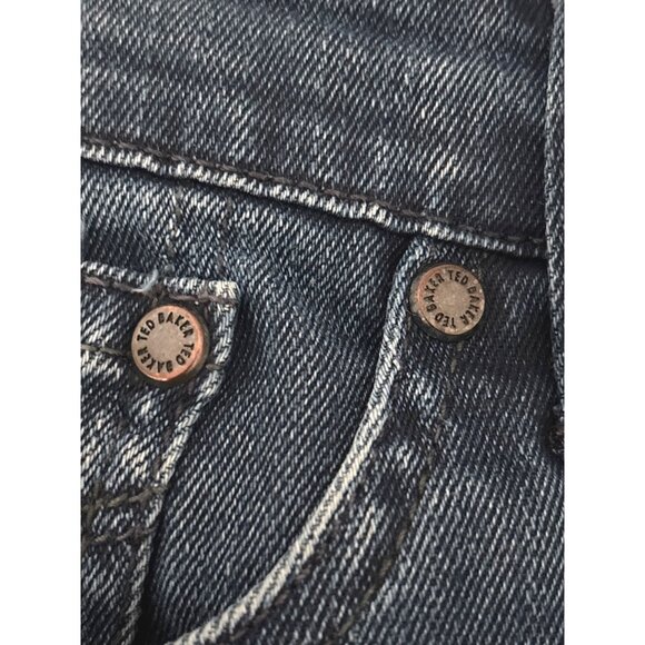 Ted Baker Jeans Men’s 34R Slim Fit Dark Wash Smart Casual Designer Premium Denim - Picture 16 of 16